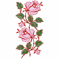Flowers And Tree Embroidery Design 7 Flowers And Tree Embroidery Design 7